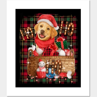 HO HO HO cute Xmas puppy Posters and Art